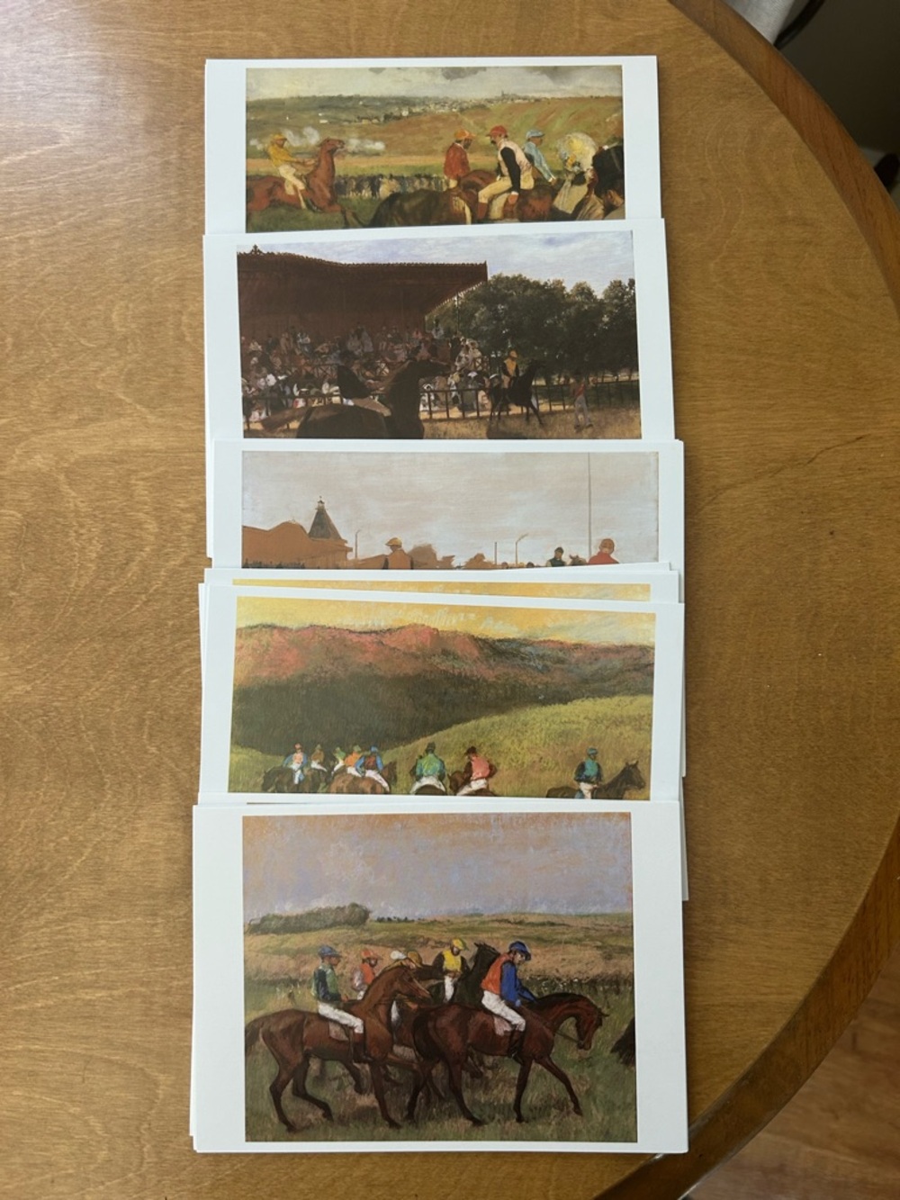 Edgar Degas at the Races Note Cards - Picture 3 of 3